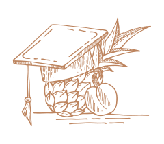 Ананас в шляпе